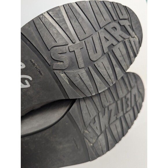 Stuart Weitzman Gray And Black 5050 Suede Knee Boots Size‎ 7.5M Stretch Low Heel - Picture 13 of 14